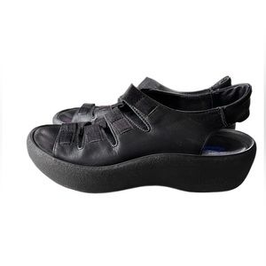 Wolky Lily Lace Up Wedge Sandal Size 37 Euro/ 6-6.5 US